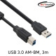 NETmate CBL-D302-3M USB3.0 AM-BM 리피터 3m