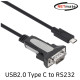 NETmate KW-825C USB2.0 Type C to RS232 시리얼 컨버터(FTDI/1.8m)