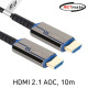 NETmate NM-HAP10BL HDMI2.1 Hybrid AOC 케이블 10m (블루)
