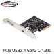 NETmate U-2290 USB3.2 Gen2x2 Type C 1포트 PCI Express 카드(슬림PC겸용)