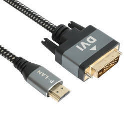 파워랜 HDMI to DVI 고급형 메탈 5m PL-HD-050S