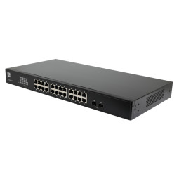 파워랜 24PORT + 2SFP GIGA 스위칭 허브 PL-SH024G-2SFP