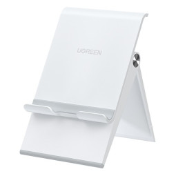유그린 높이조절 접이식 스마트폰 거치대 화이트 U-80704