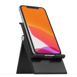 유그린 높이조절 접이식 스마트폰 거치대 블랙 U-80903