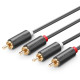 유그린 2RCA to 2RCA 오디오 연결선 1.5m U-10517
