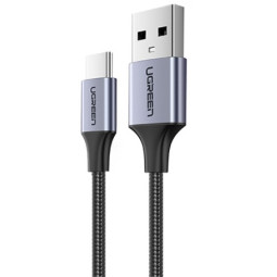 유그린 USB 2.0 A to C 타입 고속 충전 케이블 블랙 1.5m U-60127