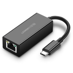 유그린 USB Type C to LAN 기가 이더넷 랜포트 랜선 젠더 U-50307