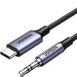 유그린 USB C TO 3.5mm AUX DAC 오디오 케이블 컨버터 1m U-20192