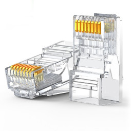 유그린 CAT6 UTP RJ-45 플러그 100개 U-60558