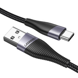 유그린 USB 2.0 A to C타입 패브릭 케이블 0.5m U-60204