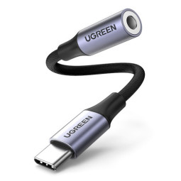 유그린 DAC USB C타입 to 4극 3.5mm AUX 케이블 젠더 U-80154