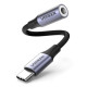 유그린 DAC USB C타입 to 4극 3.5mm AUX 케이블 젠더 U-80154