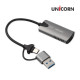 유니콘 VC-300C A+C타입 4K 60Hz USB3.0 HDMI 비디오캡쳐보드 영상녹화 스트리밍캡쳐