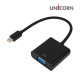 유니콘 DCM-100VGA 미니DP to VGA miiDP 번환컨버터