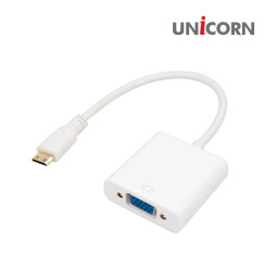 유니콘 CV-700 미니HDMI TO VGA 변환컨버터장비
