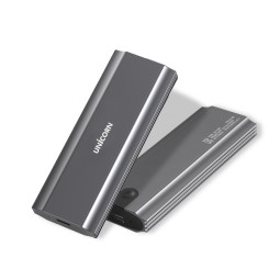 유니콘 SM-700D VMe & SATA M.2 SSD듀얼케이스 USB C타입 + A타입 겸용케이블 제공 과열방지 방열판 탑재