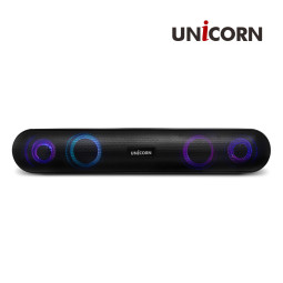 유니콘 SB-700BT 블루투스 LED 사운드바 듀얼유닛스피커 FM라디오 MP3기능