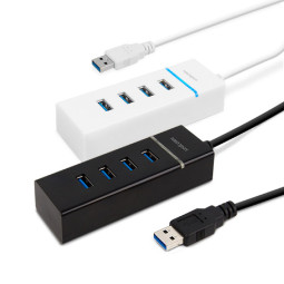 유니콘 RH-3040 블랙 USB3.0 A타입 4포트 USB허브 무전원방식