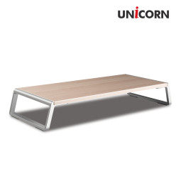 유니콘 UM-WD07 원목 알루미늄 프리미엄 모니터받침대 노트북거치대
