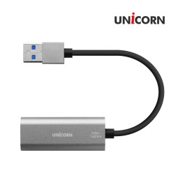 유니콘 VC-100A 4K 60Hz USB3.0 HDMI 비디오캡쳐보드 영상녹화 스트리밍캡쳐