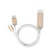 AP-C-TypeC HDMI 2.0 USB 전원 MHL 미러링 케이블 2M