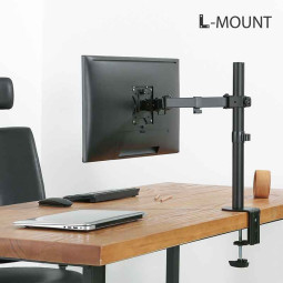 APL-C012 데스크형 클램프 홀타입 겸용 관절형 암