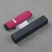 파라체이스 초경량 3단 우산 비비드플랫 슬림 사각 3226 핑크