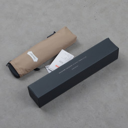 파라체이스 초경량 3단 우산 비비드플랫 슬림 사각 3226 베이지