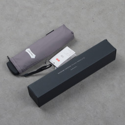 파라체이스 초경량 3단 우산 비비드플랫 슬림 사각 3226 그레이