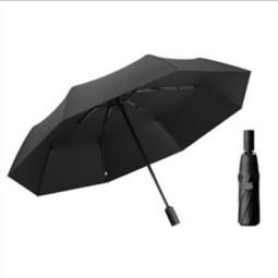 슬로라 무지 8K 3단 자동우산 자외선차단 블랙
