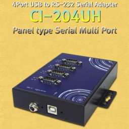 CI-204UH 4Port USB RS-232 Multi-Port (Panel Type)