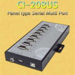 CI-208US 8Port USB RS-422/485 Multi-Port (Panel Type)