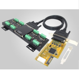 CI-308+PE-308 8Port PCI RS-232/422/485 Multi-Port (확장형)