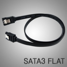 D_IN-SATA3.0 케이블플렛 0.5M (일자)