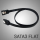 D_IN-SATA3.0 케이블플렛 0.5M (일자)