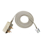 D_IN-6P2C L코드 전화케이블 10M