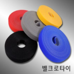 D_IN-벨크로타이8M 1롤 [그레이]
