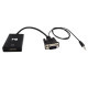 VGA TO HDMI 컨버터젠더 케이블 (오디오 지원)