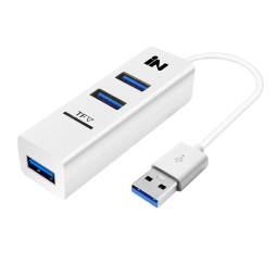 USB 2.0 3포트+T-FLASH 허브 화이트