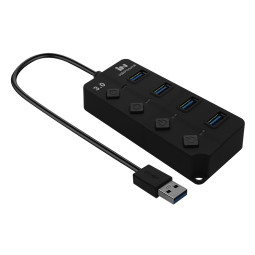 USB 3.0 4포트 허브 블랙