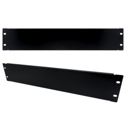 INR035 블랭크 판넬 2U 블랙