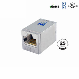UL인증 CAT.6 STP(CAT.5E 지원) 커플러 I형PCB타입/대만산