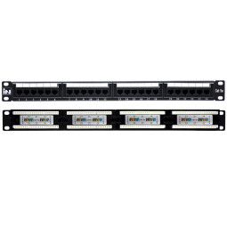 보급형 CAT.5E UTP 24포트 패치판넬