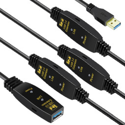 USB 3.0 연장 리피터 30M 무전원(아답터별매)