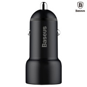 BASEUS 차량용 USB 듀얼포트 고속 충전시거잭 3.4A 블랙