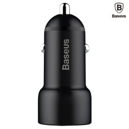 BASEUS 차량용 USB 듀얼포트 충전시거잭 3.4A 블랙