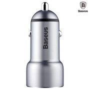 BASEUS 차량용 USB 듀얼포트 고속 충전시거잭 3.4A 그레이