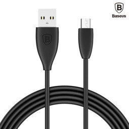 BASEUS 마이크로5핀 충전 데이터케이블 고속지원 2A 1M 블랙