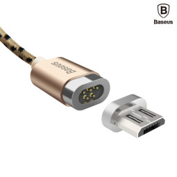 BASEUS 안드로이드 마이크로5핀 마그네틱 충전케이블 골드