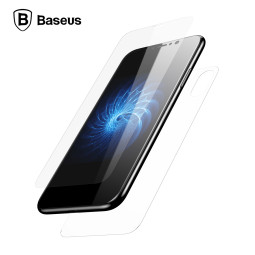 베이스어스 아이폰X 강화유리전후면필름 세트 0.23mm 투명